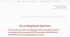 Desktop Screenshot of eqathappinessquotient.com